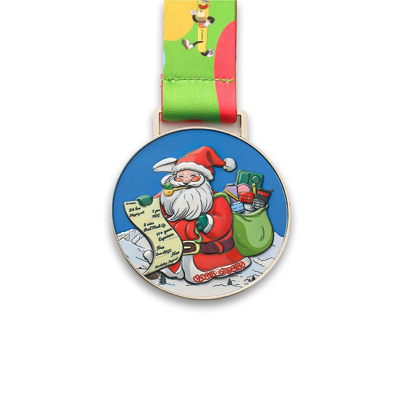 Customized Santa Medals for Holiday Events