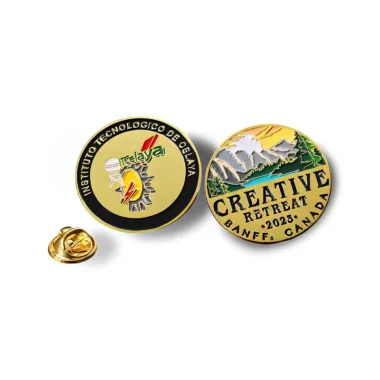 Custom Die Struck Lapel Pins for Universities and Events