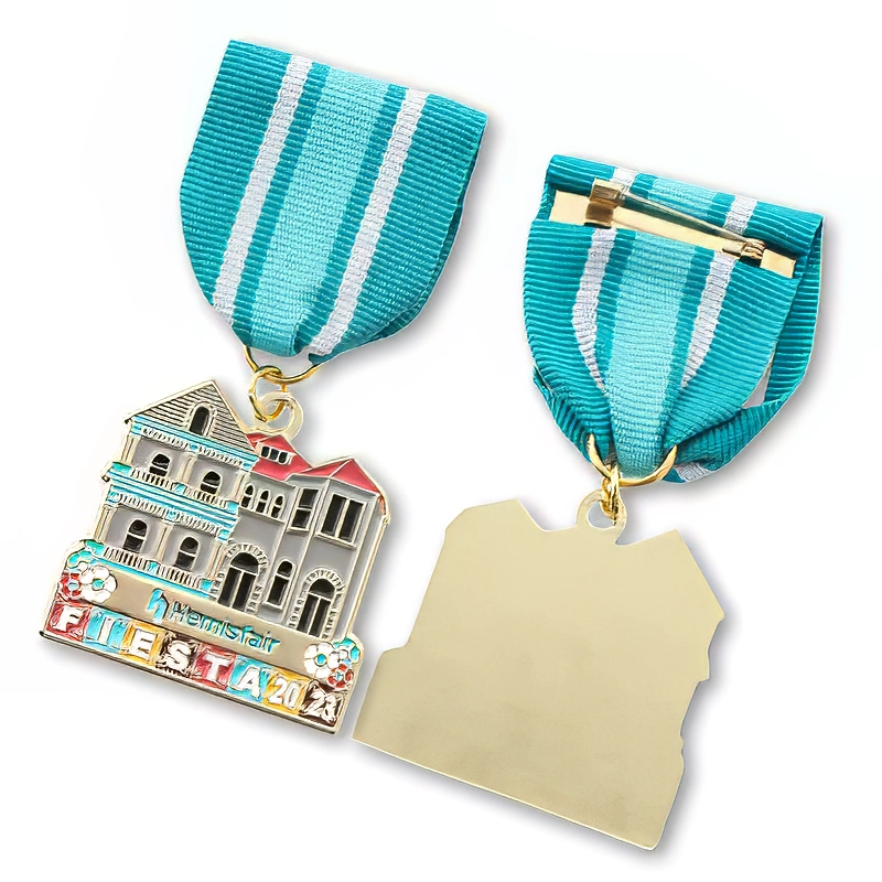 Custom Enamel Hemisfair Fiesta Medals