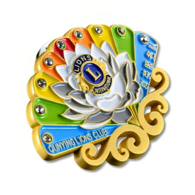 Custom Enamel Lions Club Lapel Pins