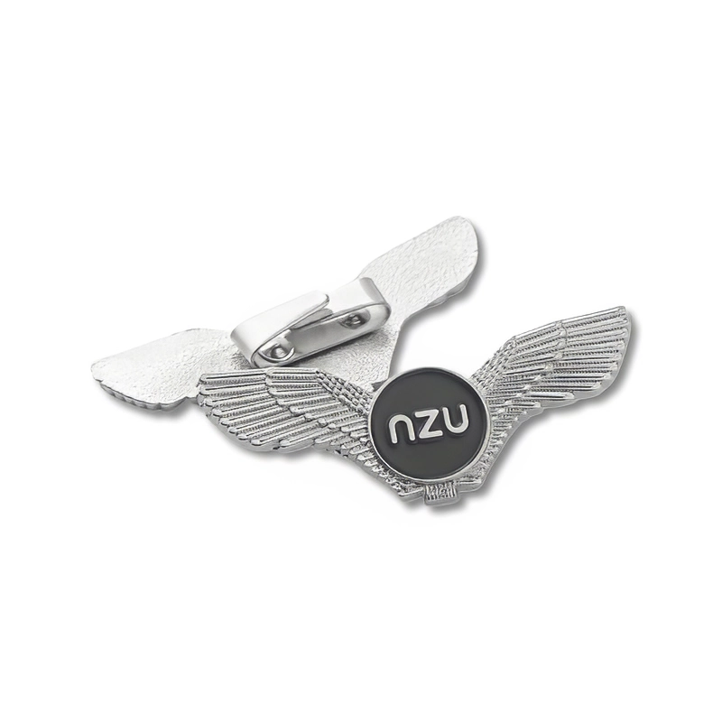 Custom Made Logo and Wing Badge Aviation wings Pin