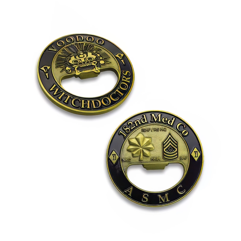 Custom Military Challenge Coin Bottle Openers