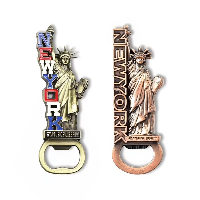 Elegant Metal Statue of Liberty Bottle Openers