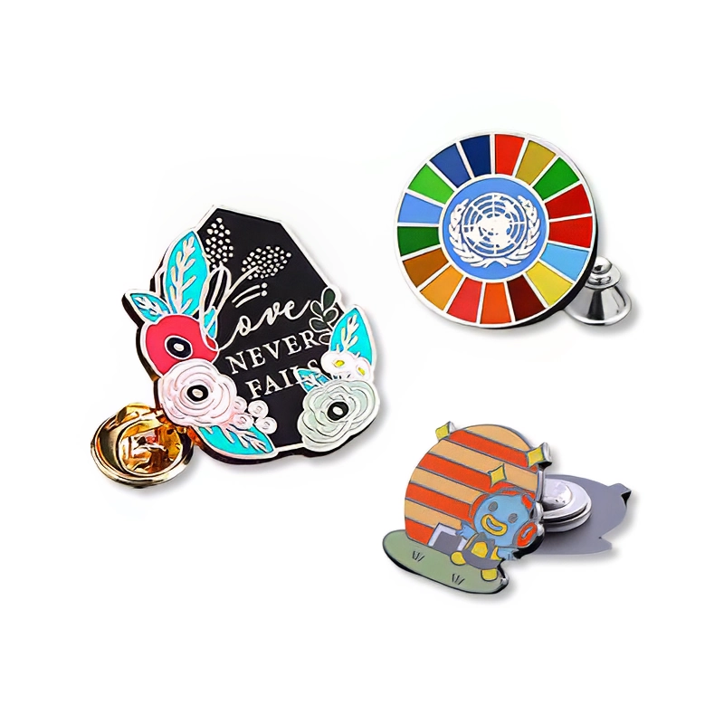 Cartoon Logo Lapel Badges