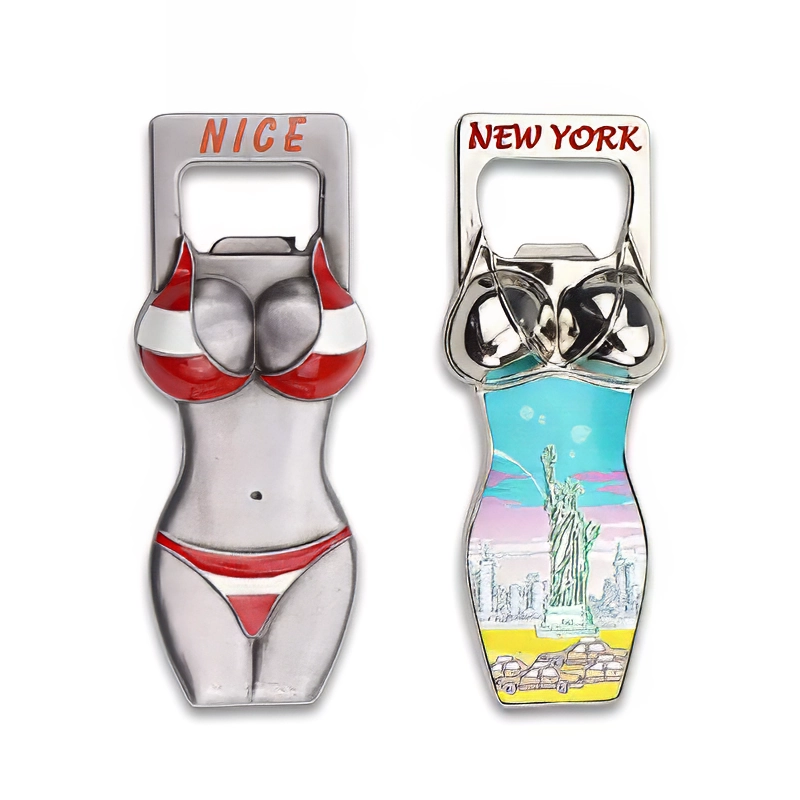 Cartoon-Style Women’s Bikini Bottle Openers