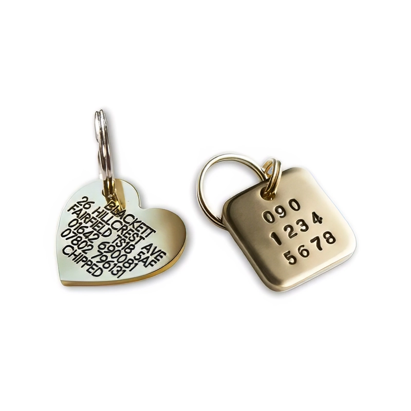 Metal Asset Tags with Serial Numbers