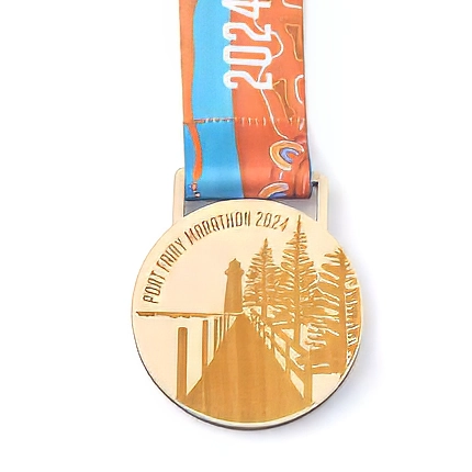 Waterfront-Themed Marathon Medals