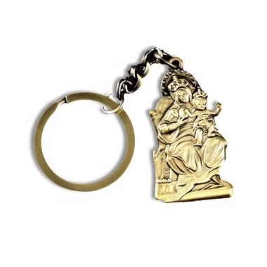 Antique Gold Keychains Religious Metal Gifts